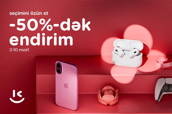 “Kontakt”da “8 Mart”a özəl kampaniya 50% DƏK ENDİRİM