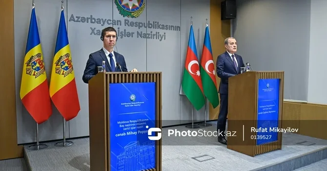 Azərbaycan və Moldova xarici işlər nazirlərinin birgə mətbuat konfransı keçirilib