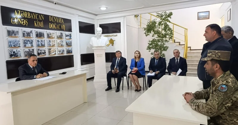 Goranboy RİH də vətəndaşların müraciətləri dinlənildi FOTOLAR