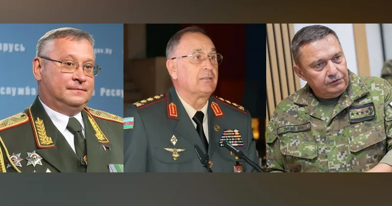Керим Велиев обсудил военное сотрудничество с военачальниками Беларуси и Словакии