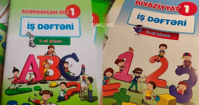 Məktəblilərin “iş dəftəri” problemi FOTO