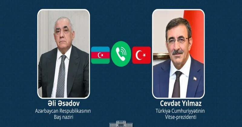 Əli Əsədov Türkiyənin Vitse prezidenti ilə İranın Azərbaycana dron hücumlarını müzakirə edib