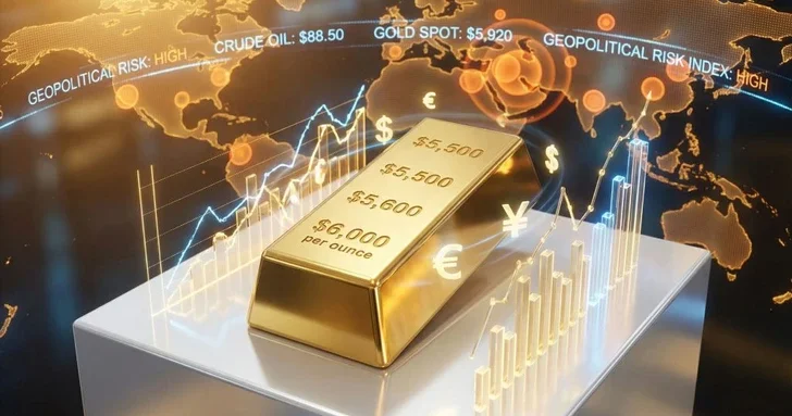 Золото бьет рекорды: цена взлетела до $5124 на фоне эскалации на Ближнем Востоке