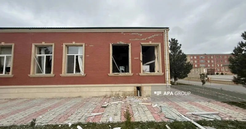 Учебный процесс в нахчыванской школе, на территорию которой упал иранский дрон, восстановлен Minval Politika