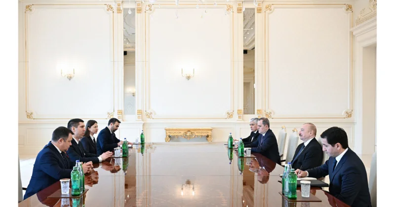 Президент Ильхам Алиев принял заместителя премьер министра Молдовы (ФОТО)