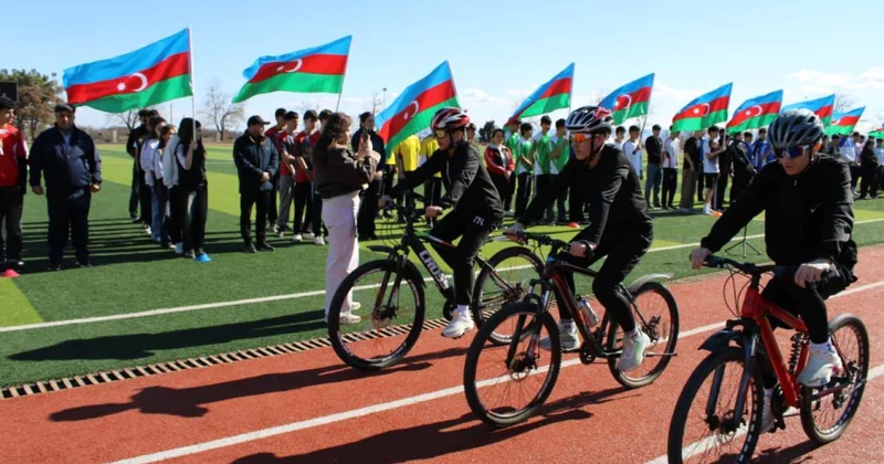 Balakəndə məktəblilərin Spartakiadasına 350 nəfər qoşulub