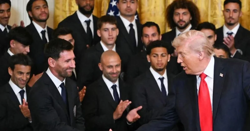 Месси встретился с Трампом в Белом доме