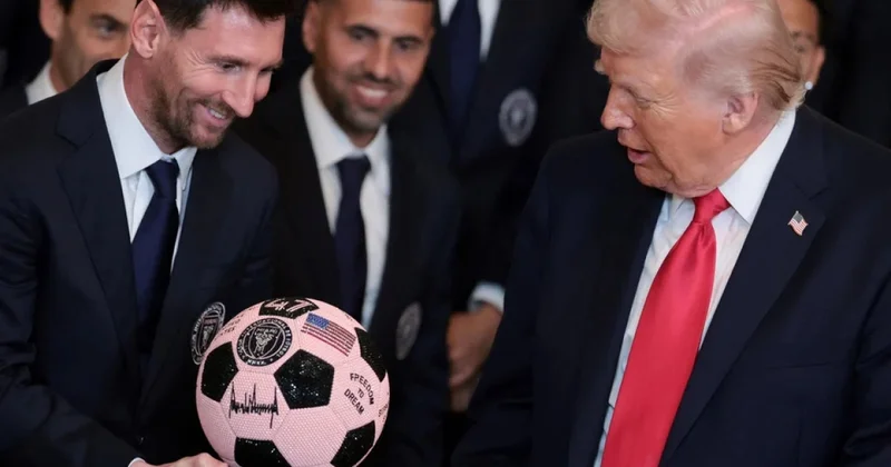 Месси в гостях у Трампа