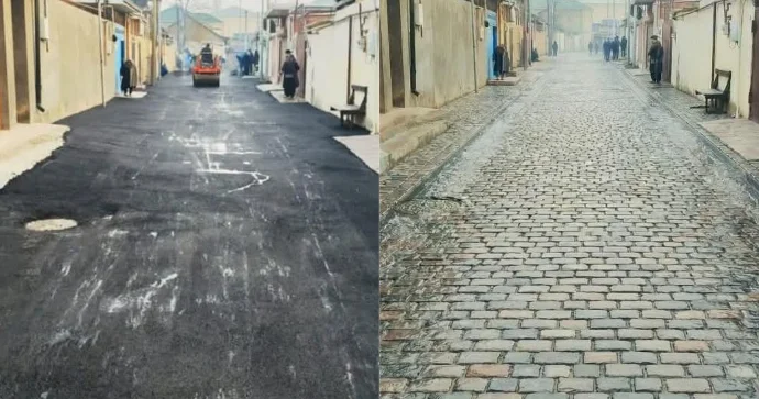 Belə yollara asfalt çəkilməsi sonradan problemə çevrilira EKSPERT FOTO