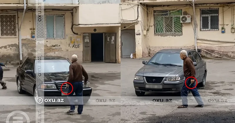 Sumqayıtda TƏHLÜKƏ: Bıçaqlı şəxs azyaşlıları təhdid edir VİDEO