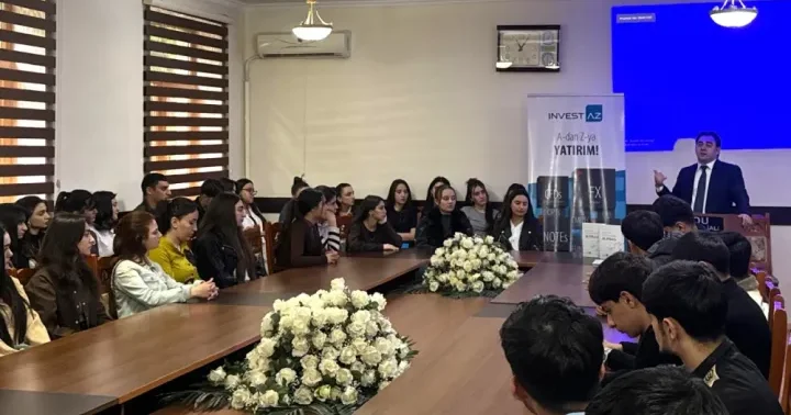 “Invest AZ” BDU nun Qazax filialında seminar keçirib