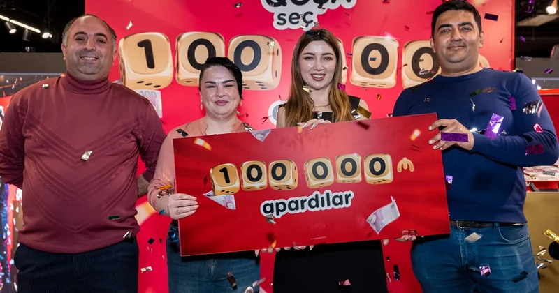 “Kontakt”da növbəti 100 000 manat uduldu FOTOLAR