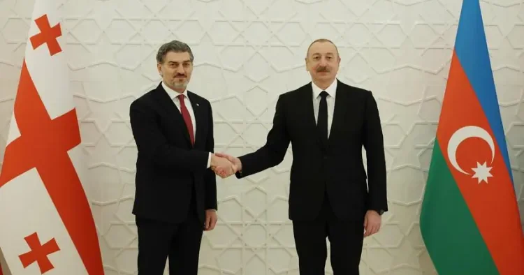İlham Əliyev və Mixeil Kavelaşvili arasında təkbətək görüş oldu