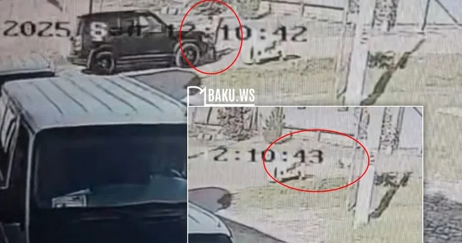 Velosiped sürən 9 yaşlı uşağı maşın vurdu ANBAAN VİDEO