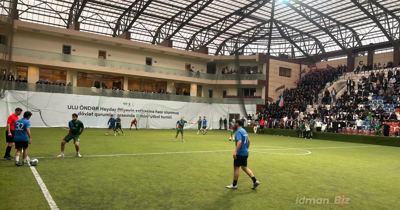 Fövlət qurumları arasında III minifutbol turnirinə yekun vurulub