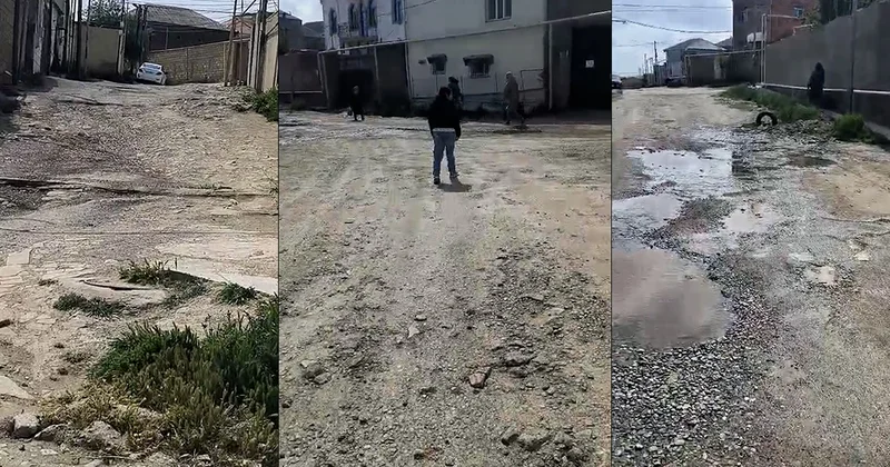 Binəqədi sakinlərinin yol problemi: Yağış yağanda həyat dayanır