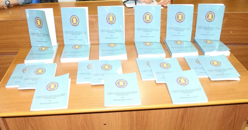AMEA Naxçıvan Bölməsi əməkdaşlarının 2024 cü ildə nəşr olunmuş əsərlərinin Biblioqrafik göstəricisi təqdim olunub
