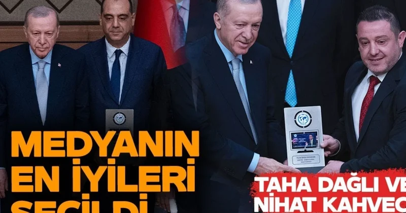Ərdoğan Global Media Group a daxil olan Haber Global telekanalına iki mükafat təqdim etdi