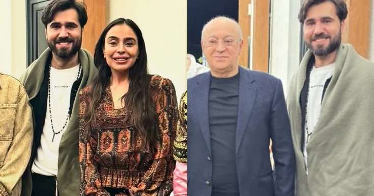 Çingiz Leyla Əliyeva və Kəmaləddin Heydərovla bir arada