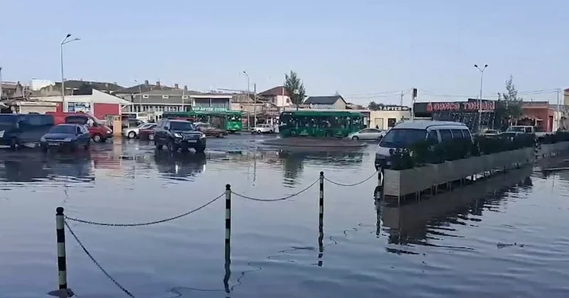 МЧС: Обильные осадки привели к затоплению некоторых районов в Баку и Гяндже
