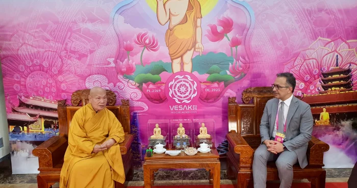 Komitə sədri Vesak günü şurasının prezidenti ilə görüş keçirib