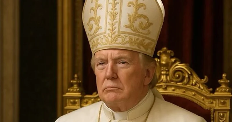 Trampdan Papa geyimli fotosuna reaksiya: Kataloklər zarafat bilmir?