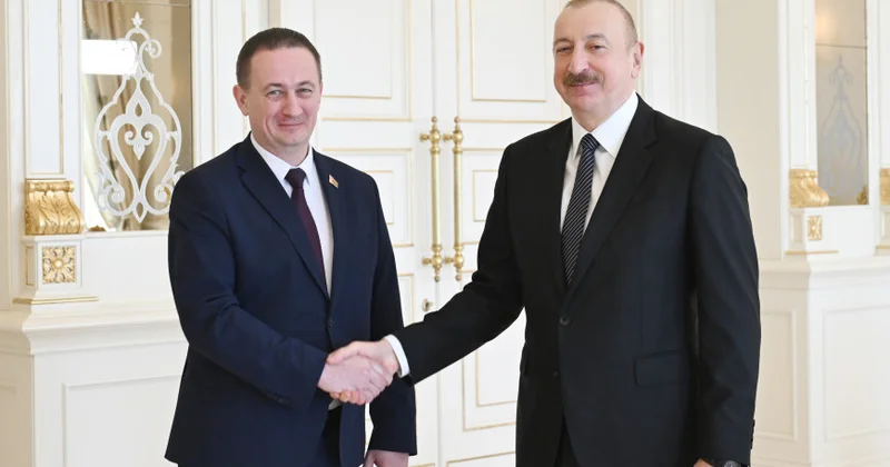 Prezident İlham Əliyev Belarusun Baş nazirini qəbul edib