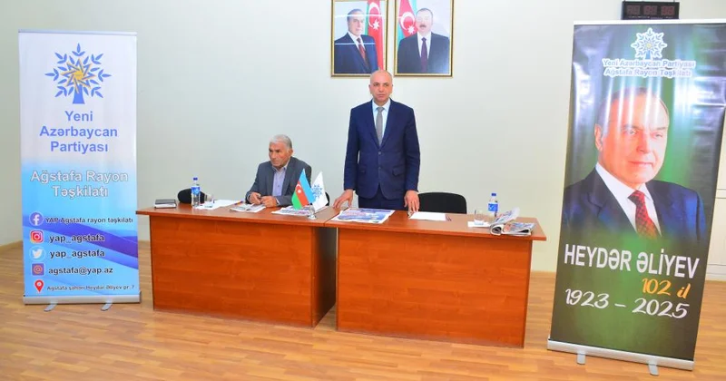 Ağstafada Ulu Öndər Heydər Əliyevin anadan olmasının 102 ci ildönümü münasibəti ilə tədbirlər davam etdirilir