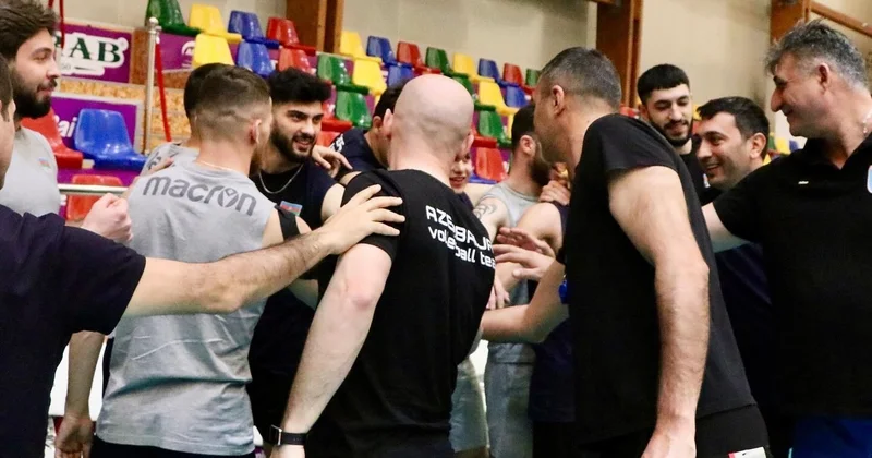 Azərbaycan millisi Avropa Gümüş Liqasına hazırlaşır FOTO