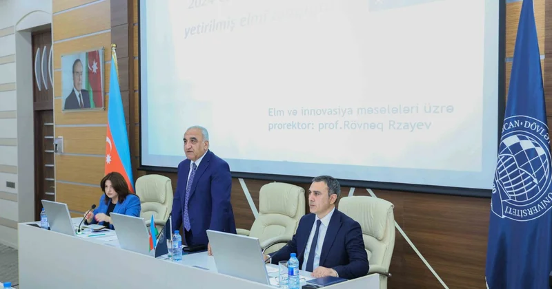UNEC də Elmi Şuranın iclası oldu FOTOLAR