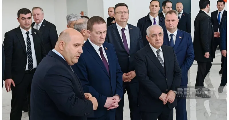 Əli Əsədov və Aleksandr Turçin Füzuli şəhərinə gediblər