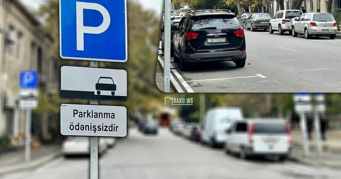 Pulsuz parkinqlərdə 1 mant tələb edənlərlə bağlı DİN dən AÇIQLAMA