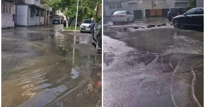 В Ясамальском районе Баку произошла авария на линии водоснабжения
