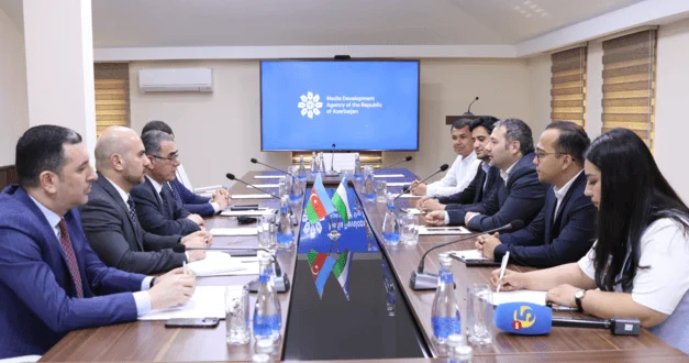 MEDİA Agentliyində Özbəkistan Respublikasının bir sıra dövlət orqan və qurumlarının kommunikasiyaya məsul şəxsləri və media nümayəndələri ilə görüşlər keçirilib
