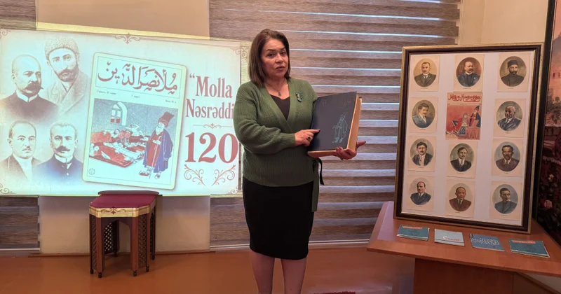 Ədəbiyyat Muzeyinin Aran filialında “Molla Nəsrəddin” jurnalının 120 illiyi qeyd olunub
