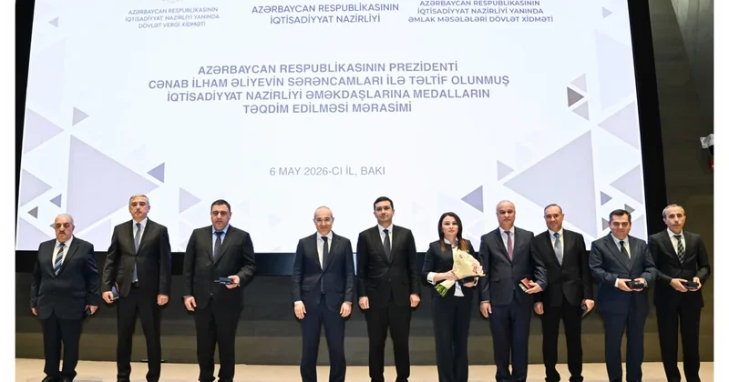 İqtisadiyyat Nazirliyinin əməkdaşlarına medallar təqdim edilib