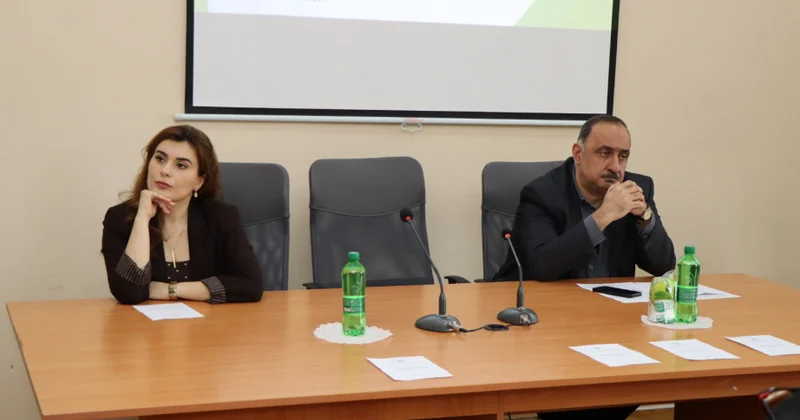 Tarix və Etnologiya İnstitutunda Azərbaycanın enerji infrastrukturunun tarixinə dair dəyirmi masa təşkil edilib