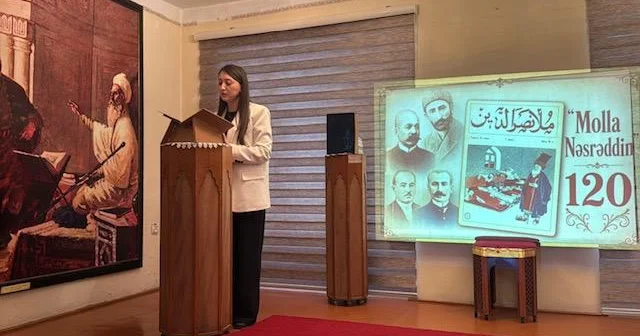 “Molla Nəsrəddin” jurnalının 120 illiyi Aran filialında qeyd olundu