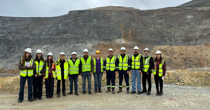 BDU tələbələri “Azerbaijan International Mining Company Limited” şirkətində istehsalat təcrübəsində
