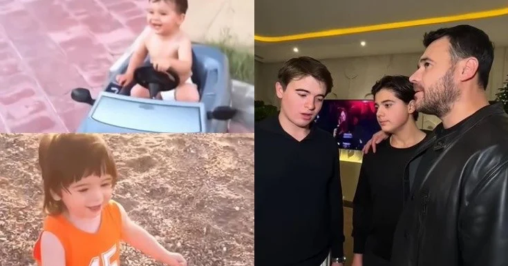 Emindən əkizləri Əli və Mikayılla bağlı paylaşım Video