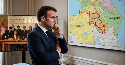 Makronun planı suya düşdü: Ermənistandan Türkiyəyə getmək istəyi Bakıdan keçmədi