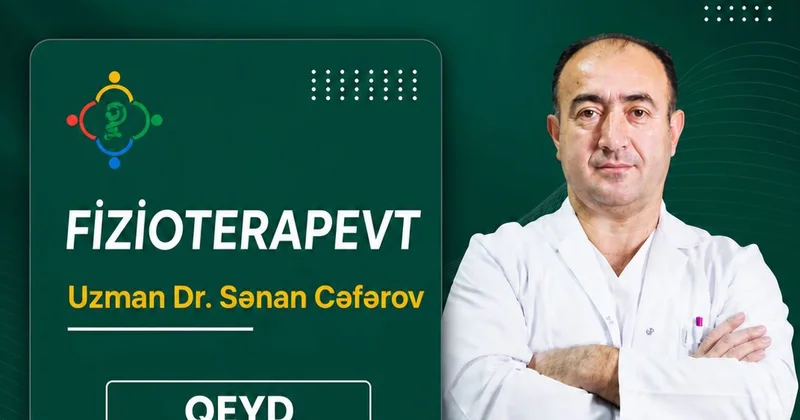 Fizioterapevt Sənan Cəfərov Bərdədə pasiyent qəbul edəcək FOTO