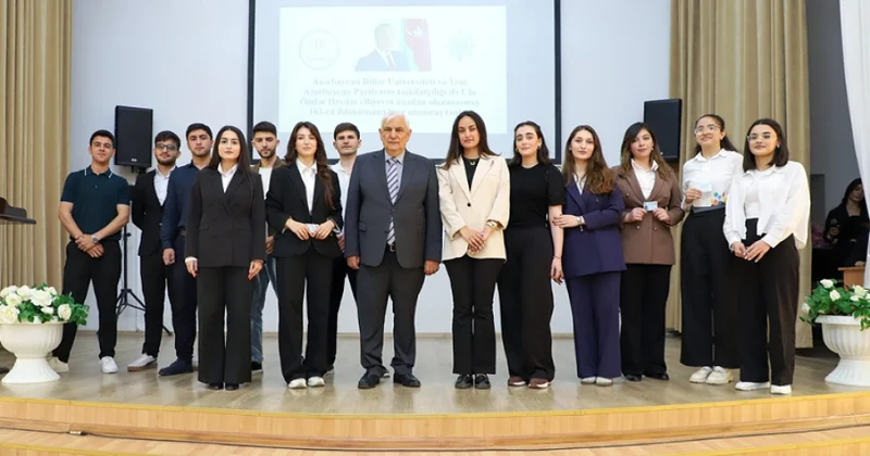 ADU da Ulu Öndərin xatirəsi anılıb, tələbələrə YAP vəsiqələri təqdim edilib