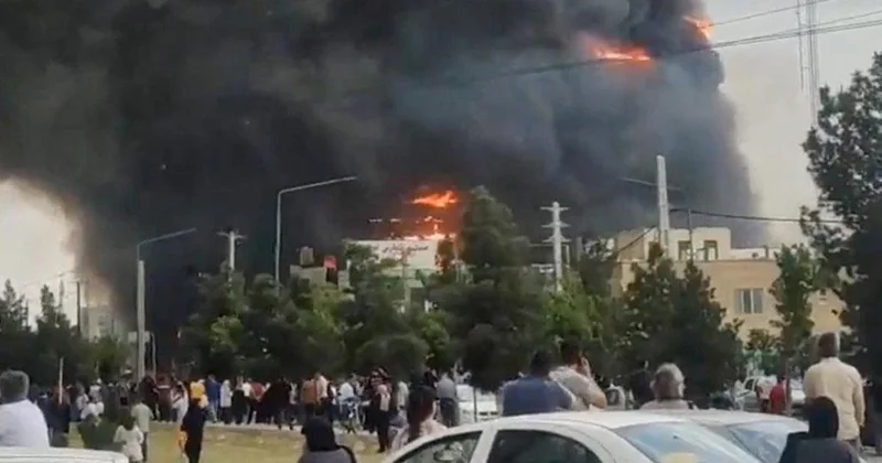 DƏHŞƏT: Tehran alovlara büründü Ölənlər və yaralananlar var KONKRET