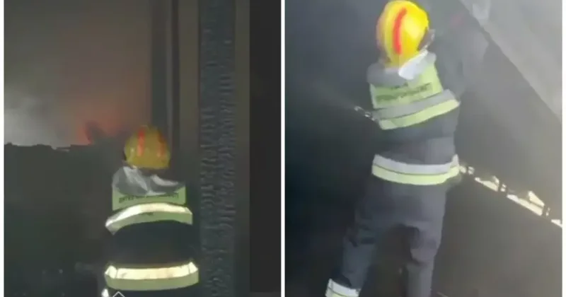 Детский сад горел в Казахстане