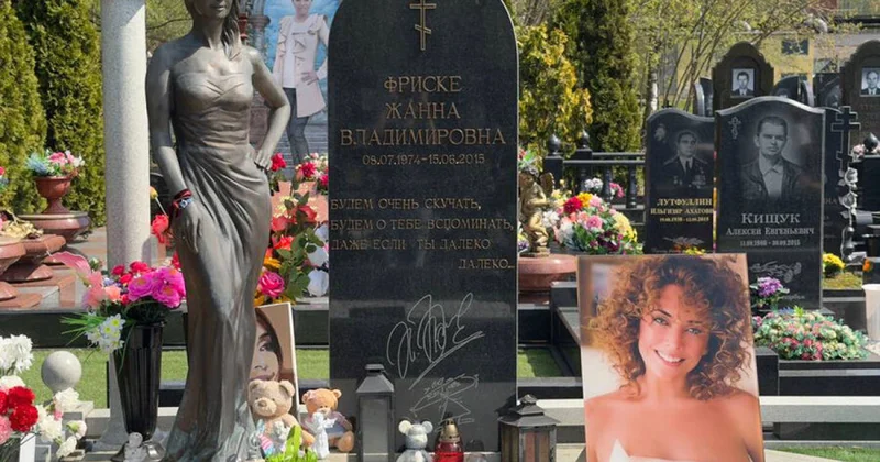 Janna Friskenin məzarında qəribə hadisə Mərhum müğənninin şəkli zərər gördü