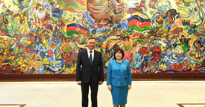 Milli Məclisin sədri Sahibə Qafarova Monqolustanın Baş prokuroru ilə görüşüb FOTO