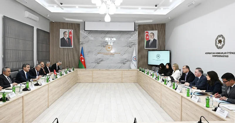Azərbaycan və Türkiyə həmkarlar ittifaqları arasında əməkdaşlıq genişlənir Fotolar