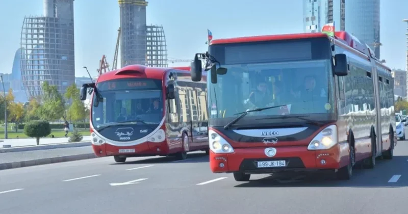 Bu avtobuslar ödənişsiz OLACAQ ŞAD XƏBƏR