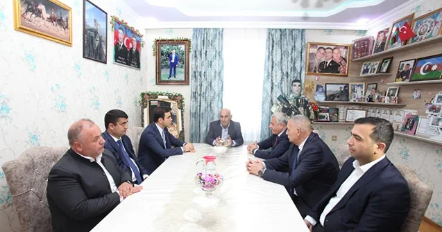 Tərtərdə bayram münasibətilə şəhid ailələri təbrik edildi Fotolar